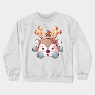 Cute Deer Crewneck Sweatshirt